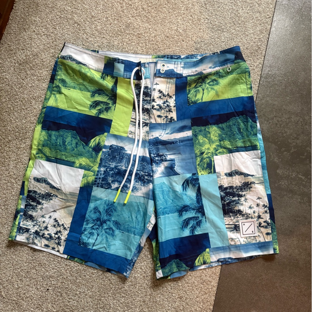 American Eagle Outfitters Blue Board Shorts - Picture 11 of 11